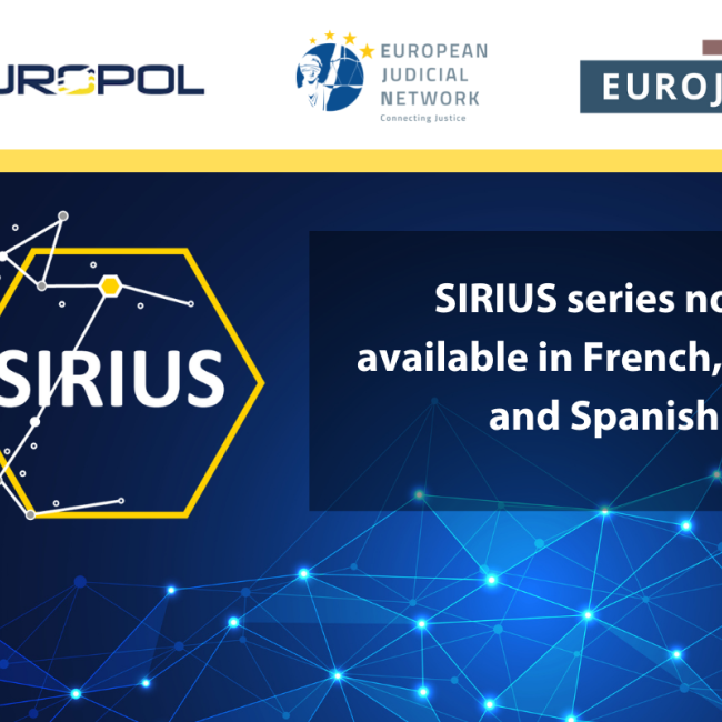 SIRIUS E-Evidence Series – Now available on LEEd in French, Italian and ...