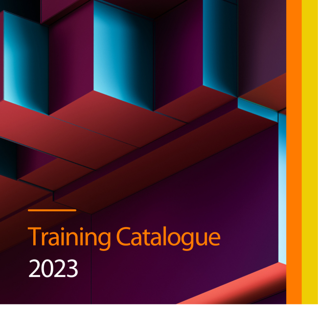 Training Catalogue 2023 front cover