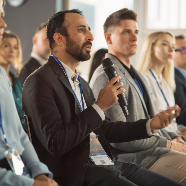 Conference audience