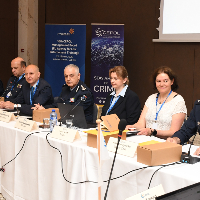 CEPOL Management Board Meeting Cyprus 2026