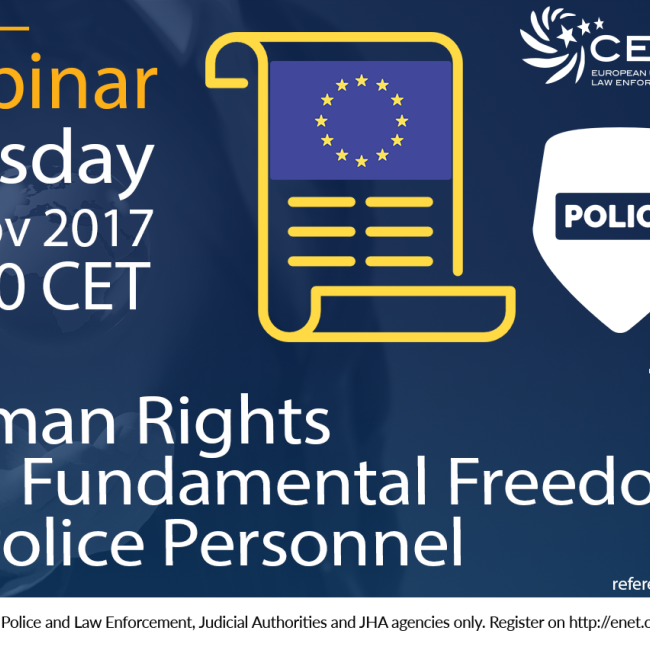 Police Human Rights Webinar 85/2017 Human Rights and Fundamental Freedoms of Police ...