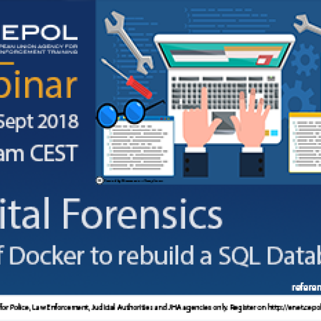 Webinar 24/2018 Digital forensics: Use of Docker to rebuild a SQL ...