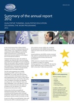 Summary of the Annual Report 2012