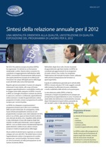 Summary of the Annual Report 2012 - IT