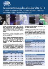 Summary of the Annual Report 2013 - DE