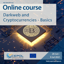 Online course 30/2021: Darkweb and Cryptocurrencies - Basics