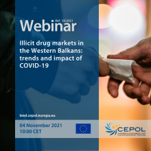 Webinar 10/2021: Illicit drug markets in the Western Balkans - trends and impact of COVID-19
