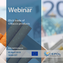 Webinar 22/2019 'Illicit trade of tobacco products'