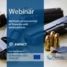 Webinar 24/2021 ‘Methods of conversion of firearms and ammunitions’