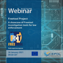 Webinar 3067/2022: Freetool Project: A showcase of Freetool investigation tools for law enforcement