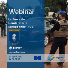 Webinar 3028/2022: La Force de Gendarmerie Européenne (FGE)