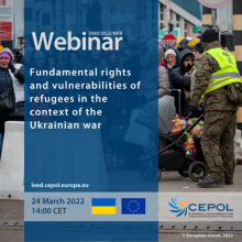Webinar 3080/2022: Fundamental rights and vulnerabilities of refugees in the context of the Ukrainian war