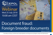 Webinar 61/2018 Document fraud: Foreign breeder documents