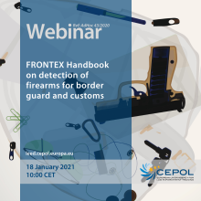 Webinar AdHoc 43/2020: FRONTEX Handbook on detection of firearms for border guard and customs