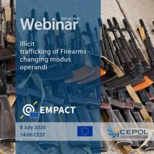 Webinar 24/2020:  Illicit trafficking of Firearms – changing modus operandi