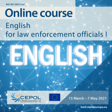 CEPOL Online Course 01/2021: Police English Course