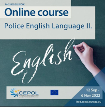 Online Course 2002/2022: Police English Language II.