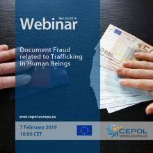 CEPOL Webinar 34/2019 Document Fraud related to Trafficking in Human Beings